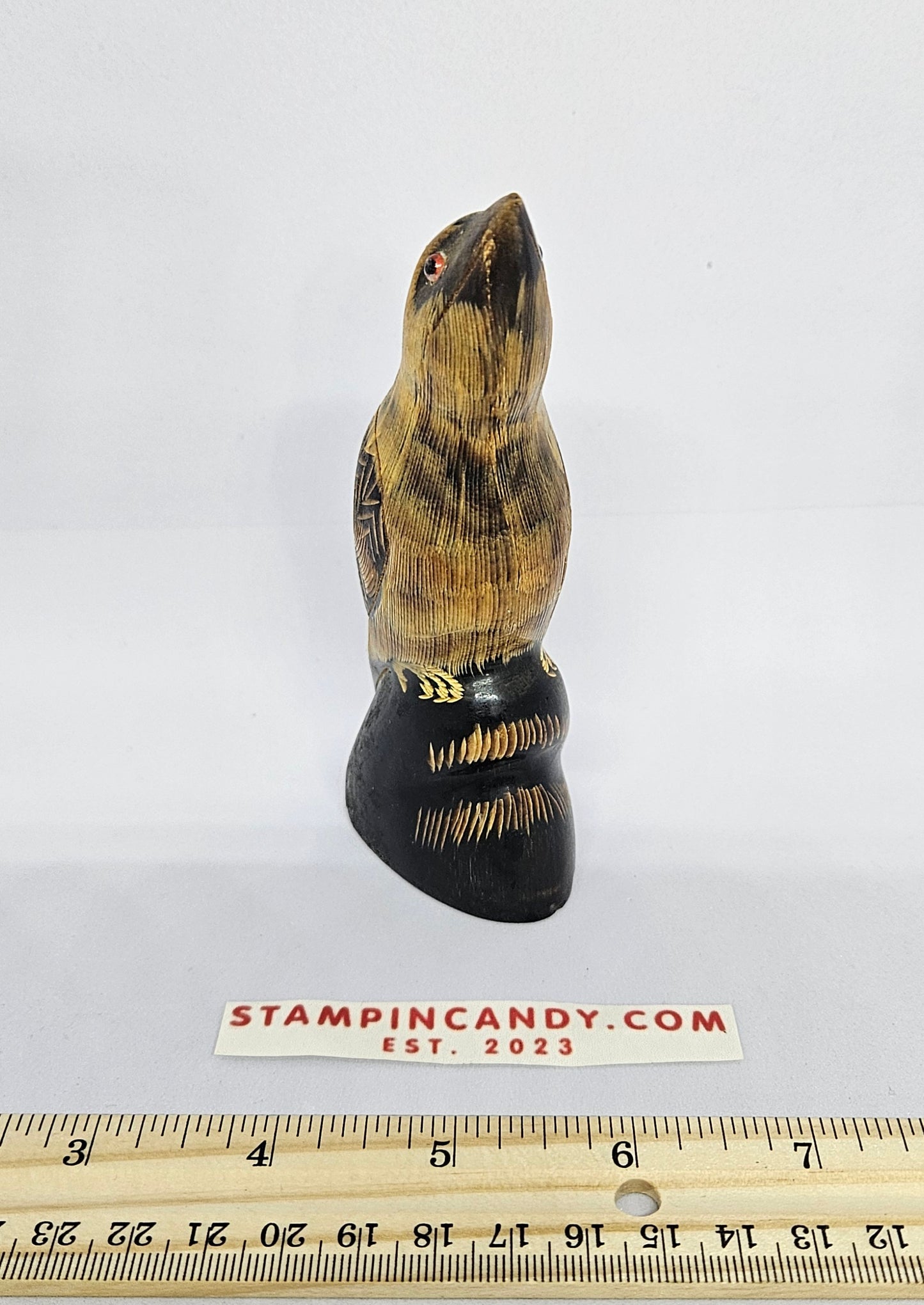 Bird Carving - Buffalo Horn