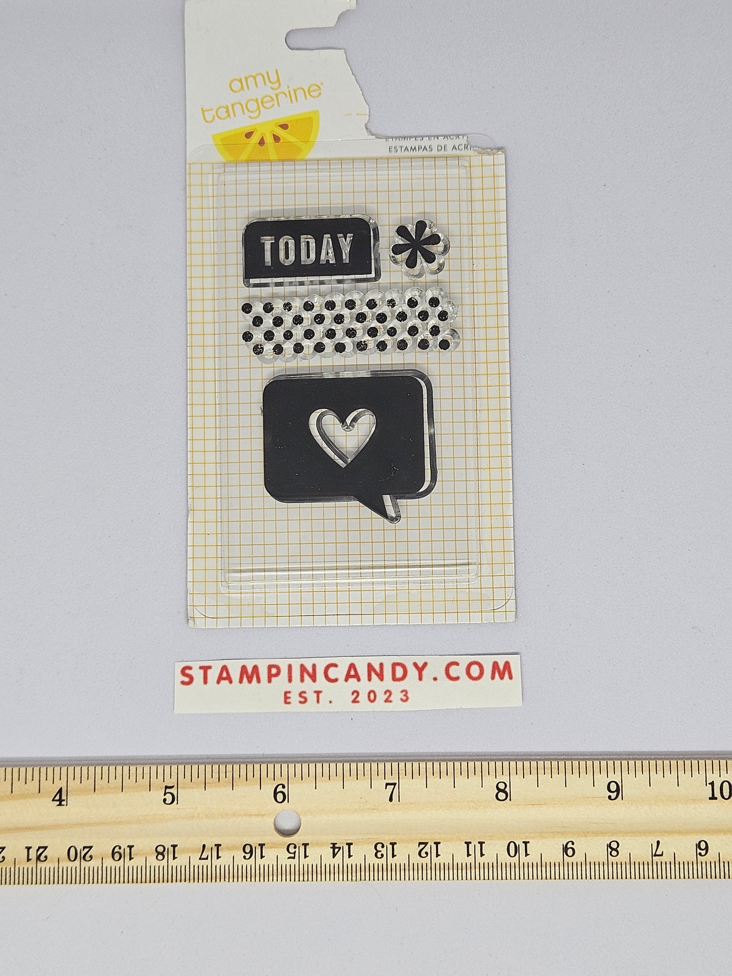 Amy Tangerine - American Crafts 4 pack Stamp Set