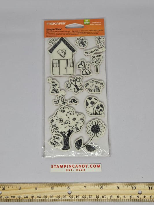 Fiskars - "Outdoor Fun" Stamp Set