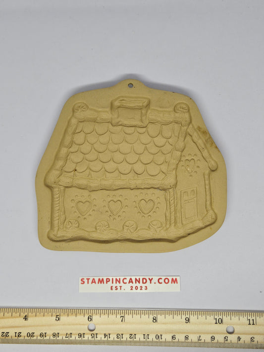 Vintage Brown Bag Cookie Art - Gingerbread House