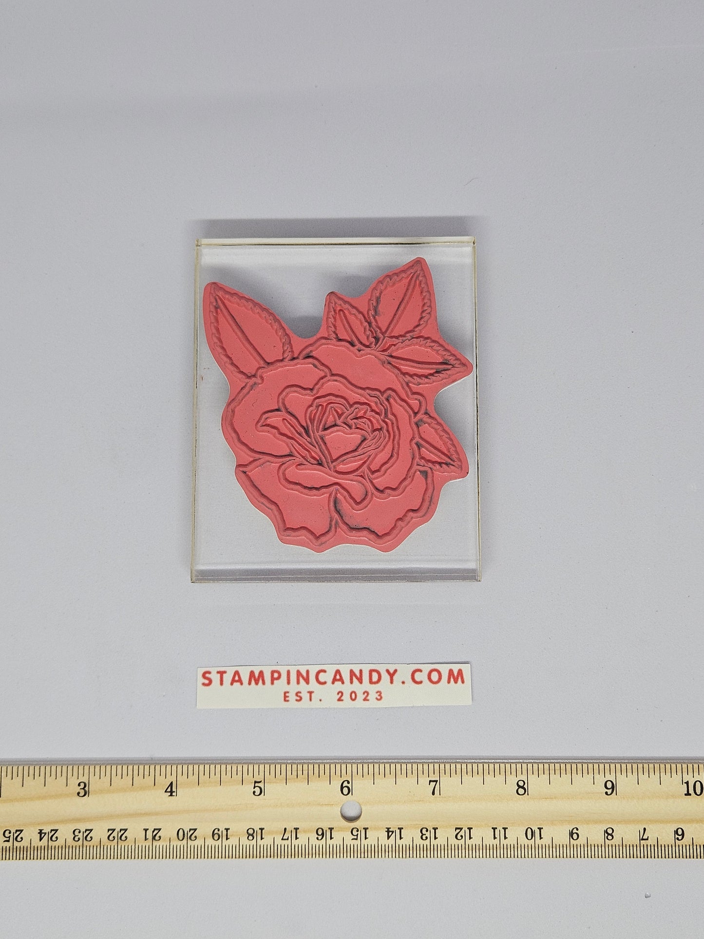 Stampabilities - Yellow Rose Stamp XKR1008