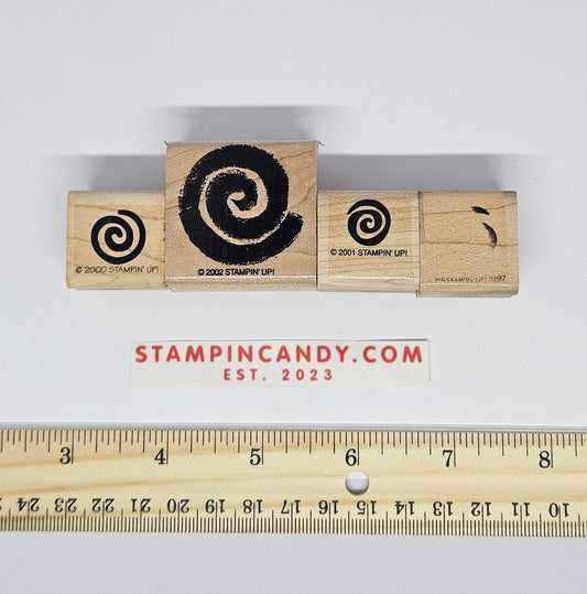 4 Pack of Swirl Stamps