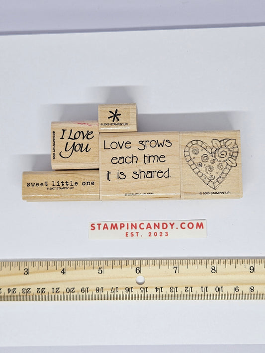 5 Pack of Love Stamps