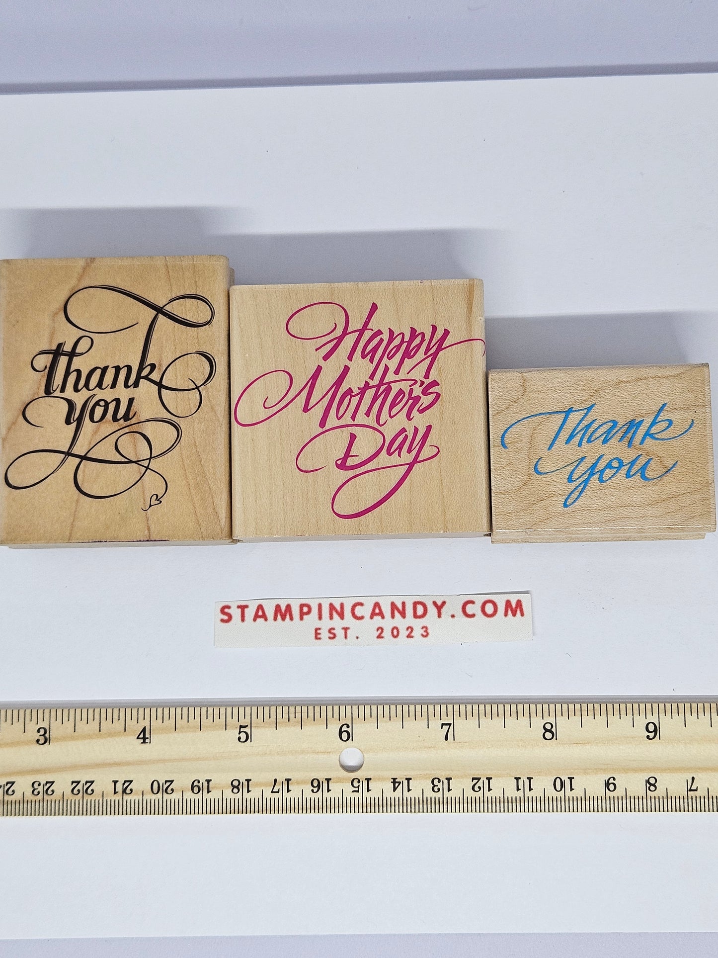 3 Pack of Mother's Day & Thank You Stamps