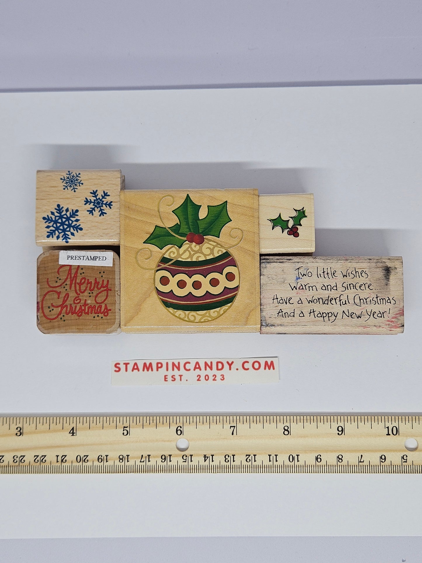 5 Pack of Christmas Stamps