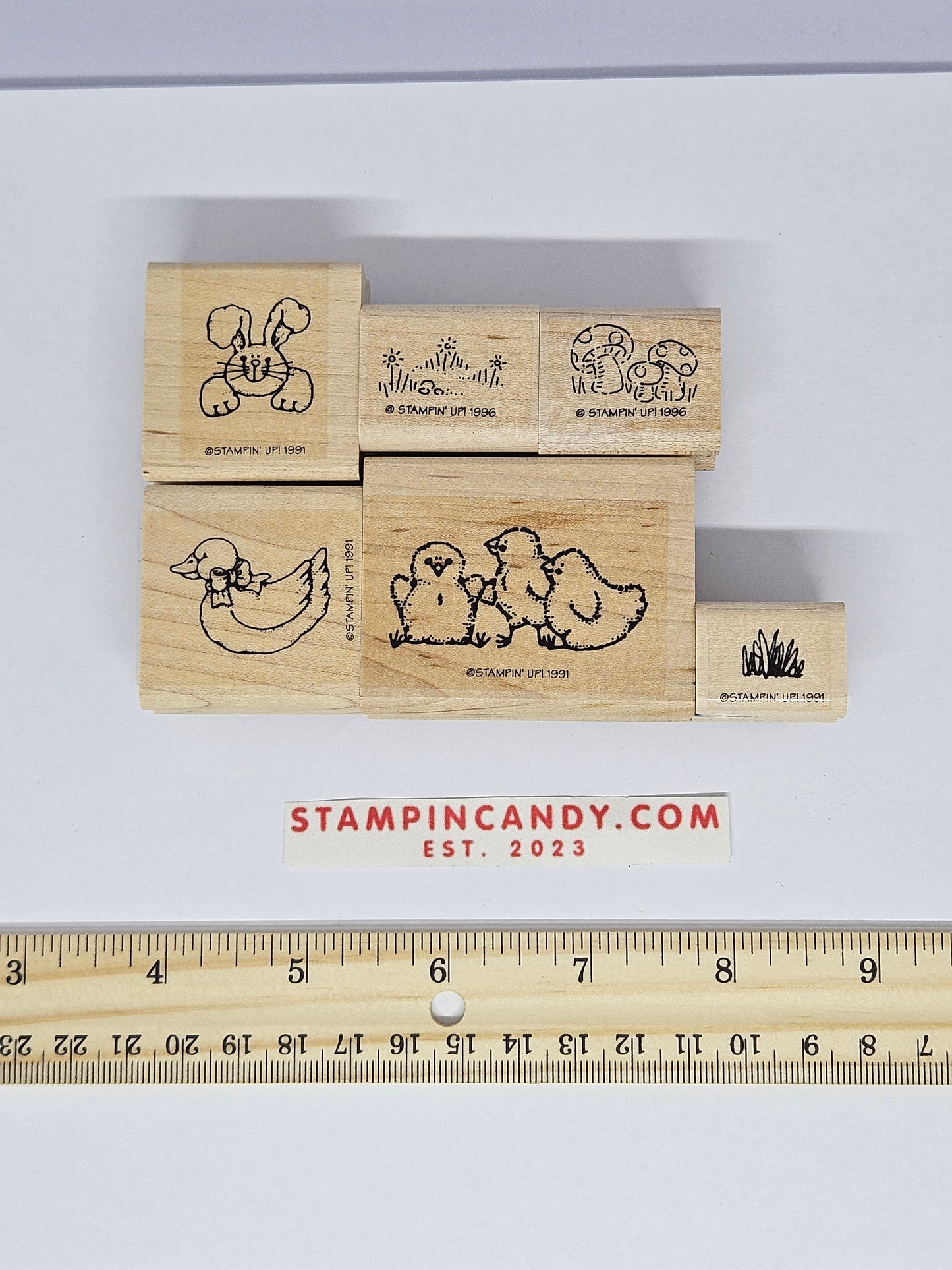 6 Pack of Easter Stamps