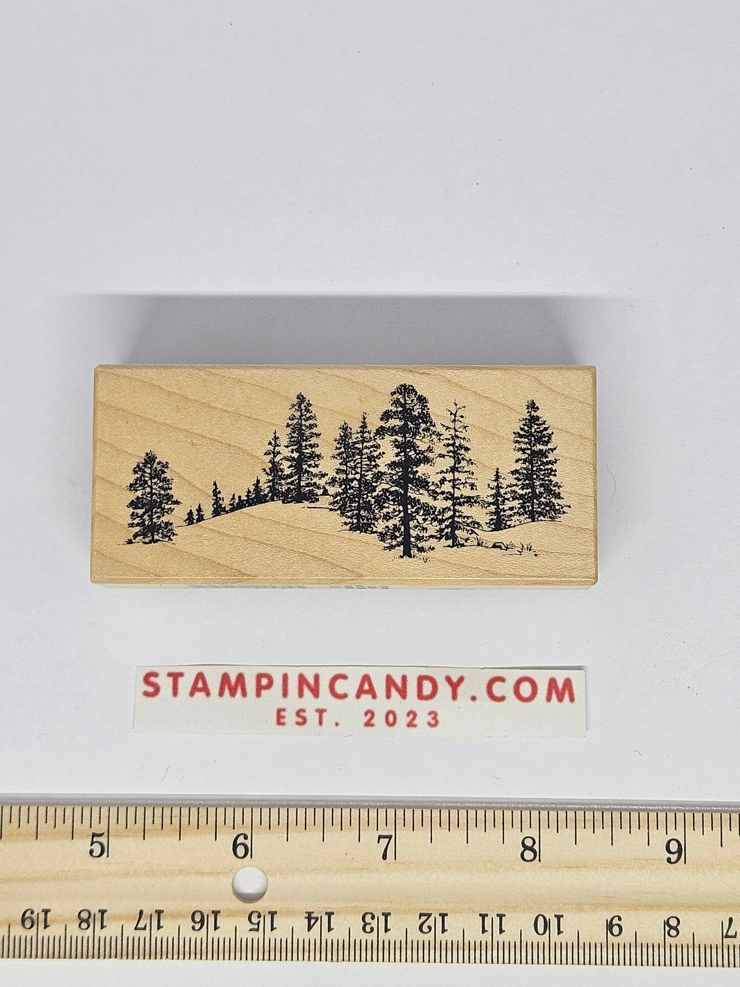 PSX F-1550 - Small Line of Pine Trees