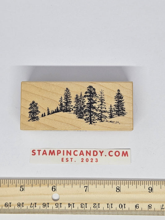 PSX F-1550 - Small Line of Pine Trees