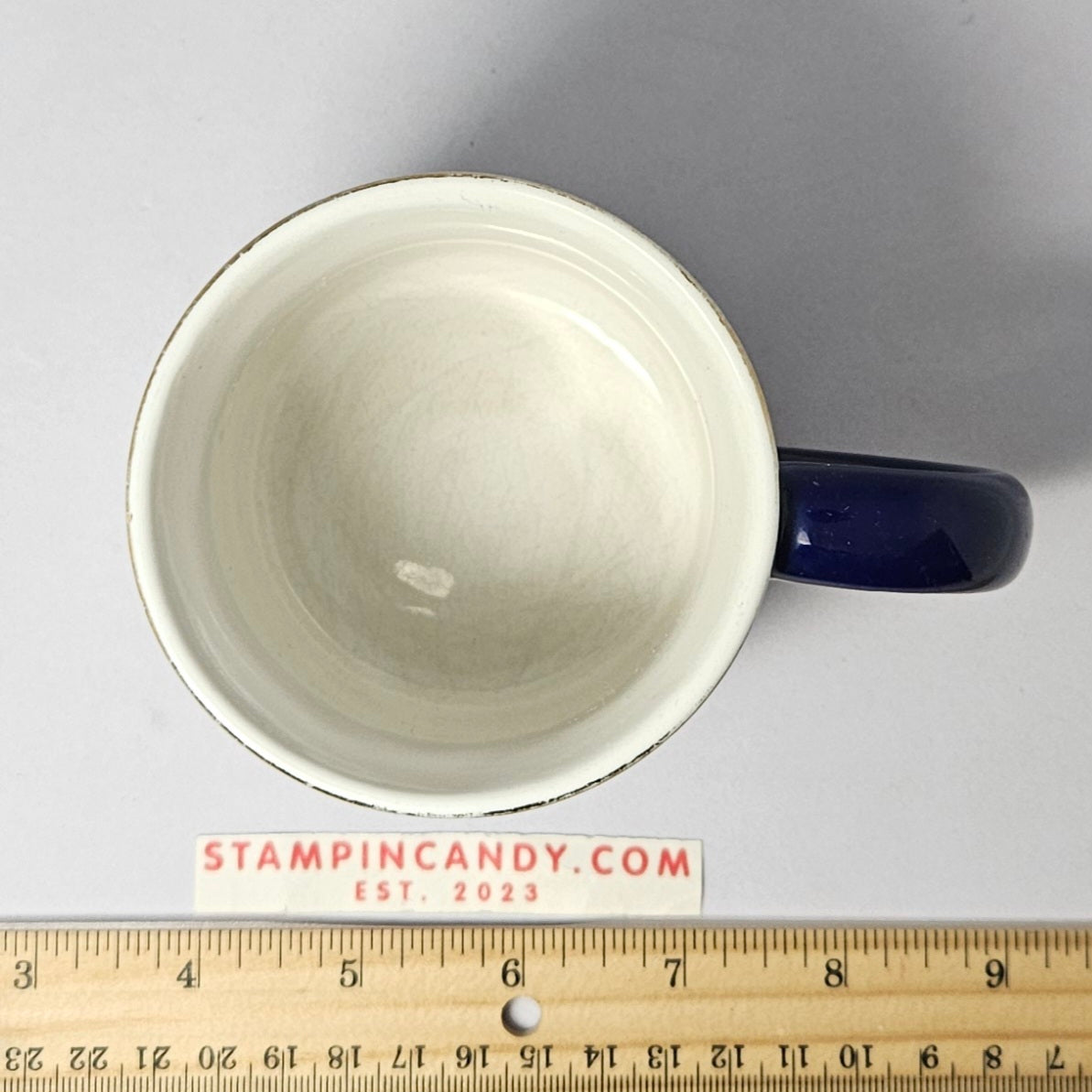 Japanese Blue/White Floral Mug