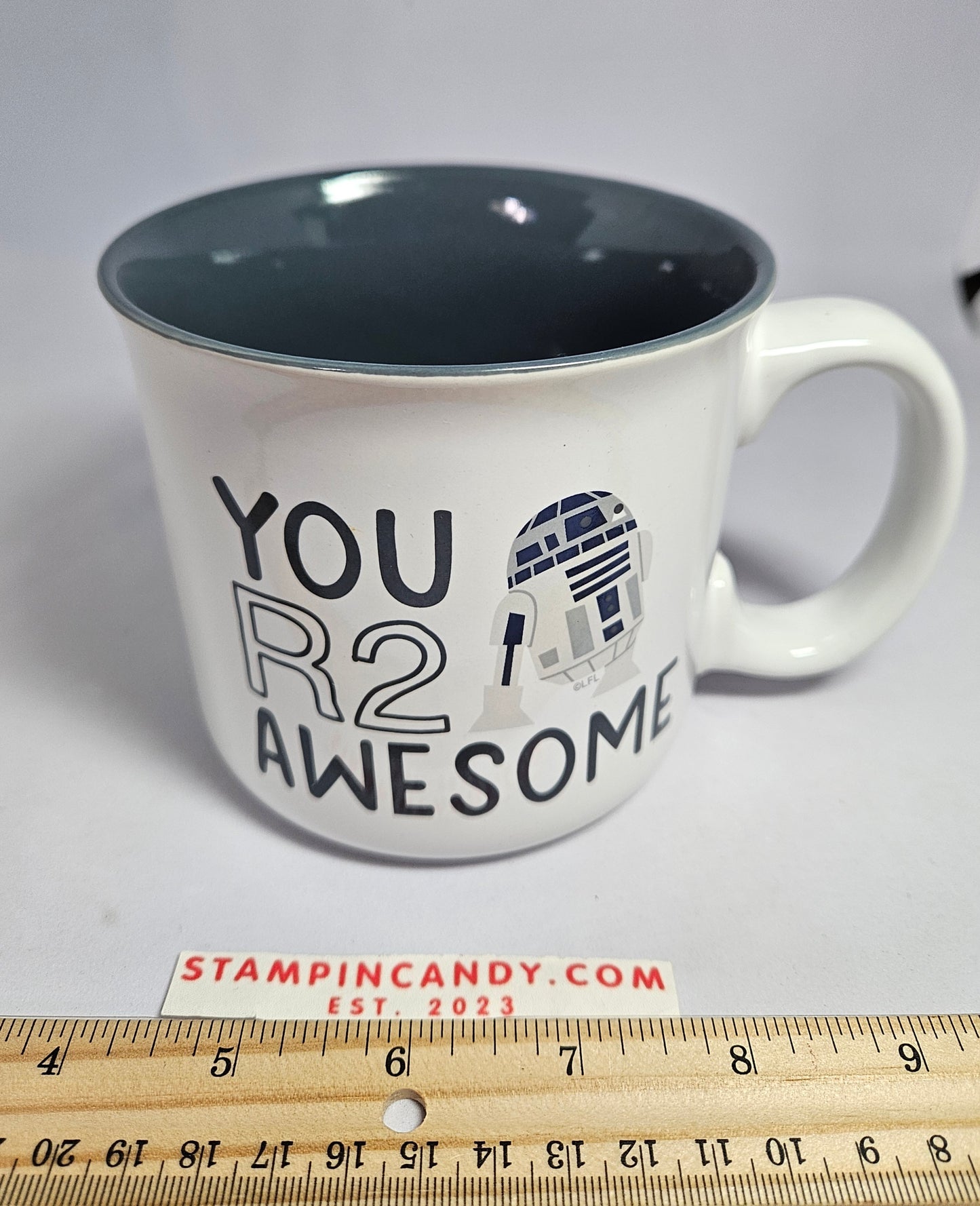 R2D2 18 oz Mug - "You R2 Awesome"