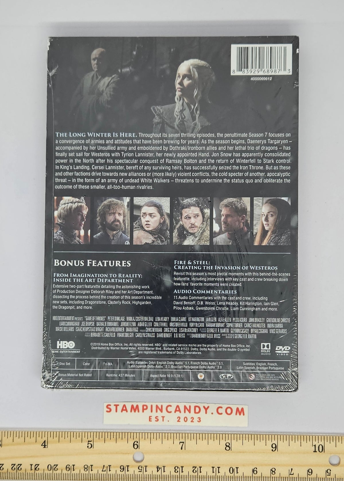 HBO Game of Thrones Season 7 DVD Set