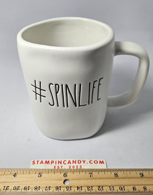 Rae Dunn - "#SpinLife" Mug