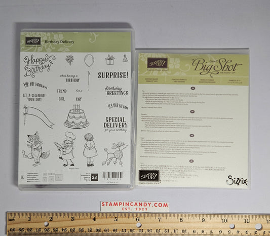 Stampin Up - Birthday Delivery w/ Birthday Friends Dies