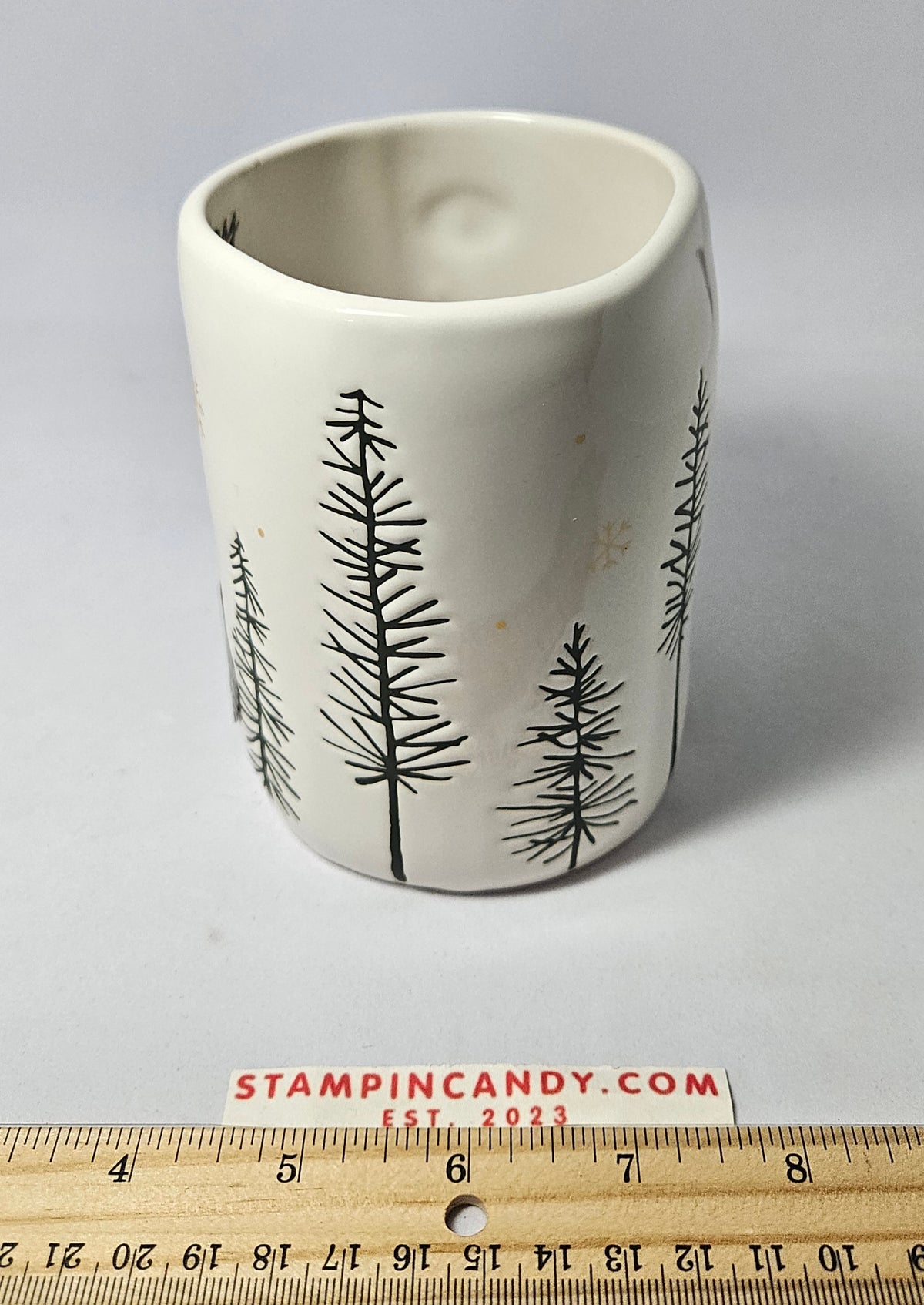 Rae Dunn - Christmas/Winter Trees/Deer Mug
