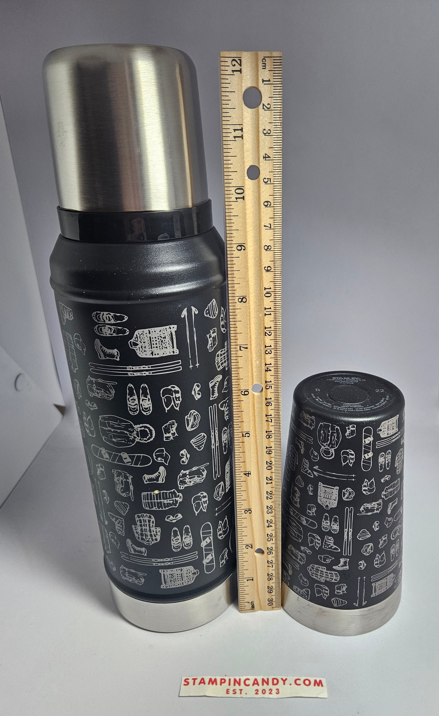 Stanley Thermos 1 Qt - Eddie Bauer Edition - With 16 Oz Matching Tumbler