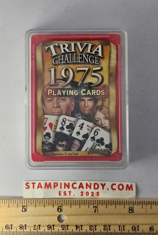 1975 - Flickback Trivia Challenge Playing Cards