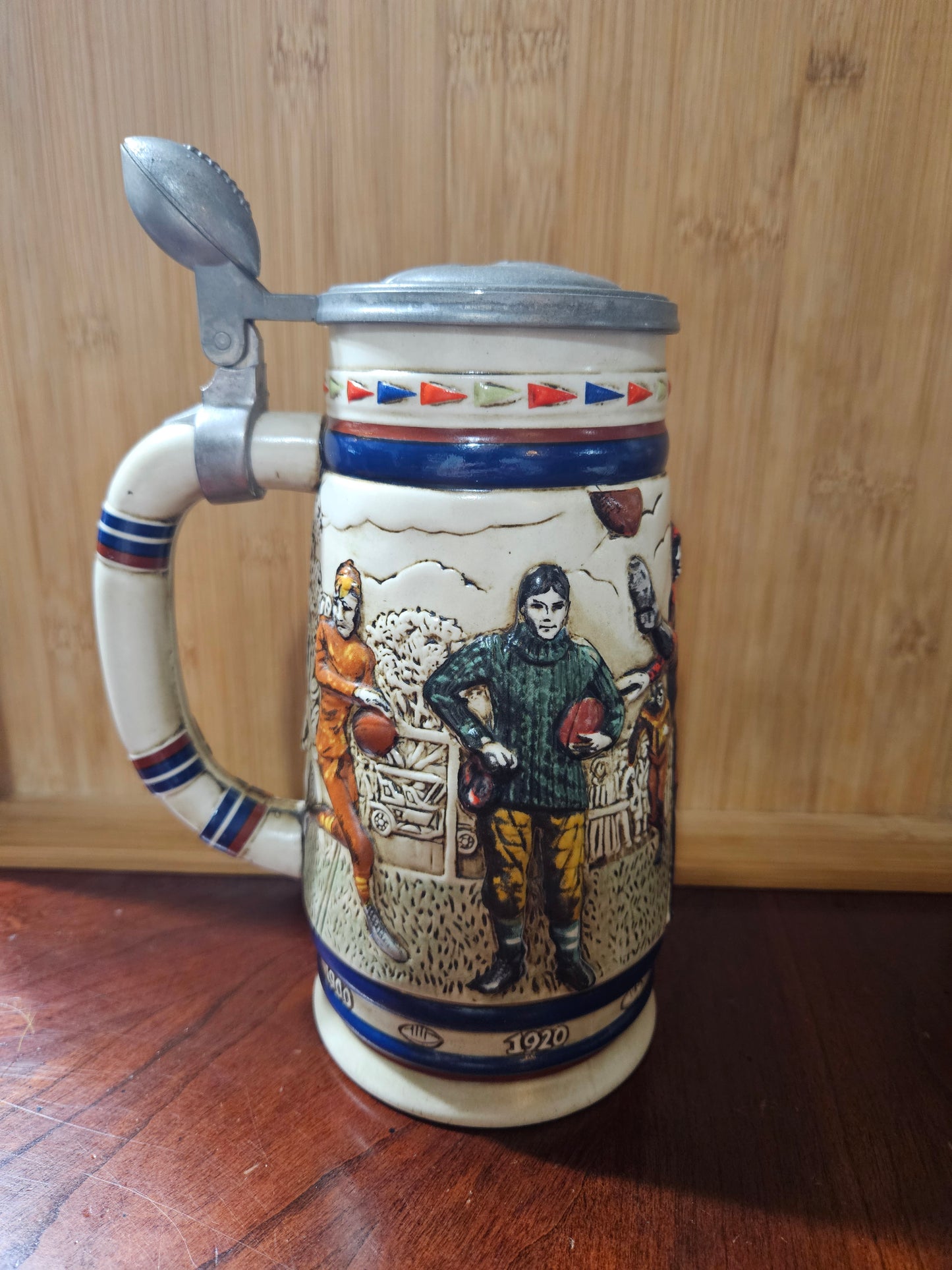 Avon Football Stein