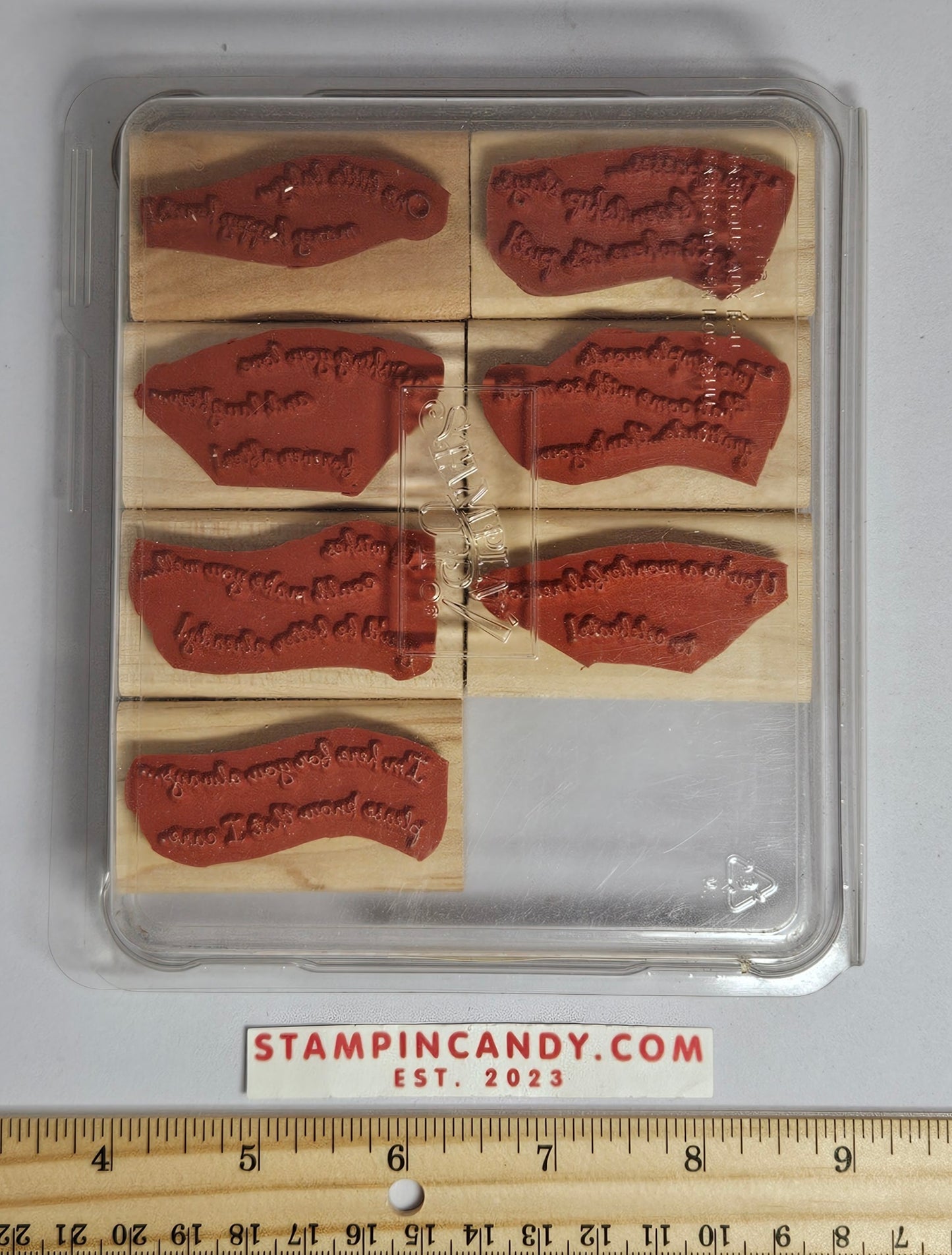 Stampin Up - Curvy Verses *Missing 1 Stamp*