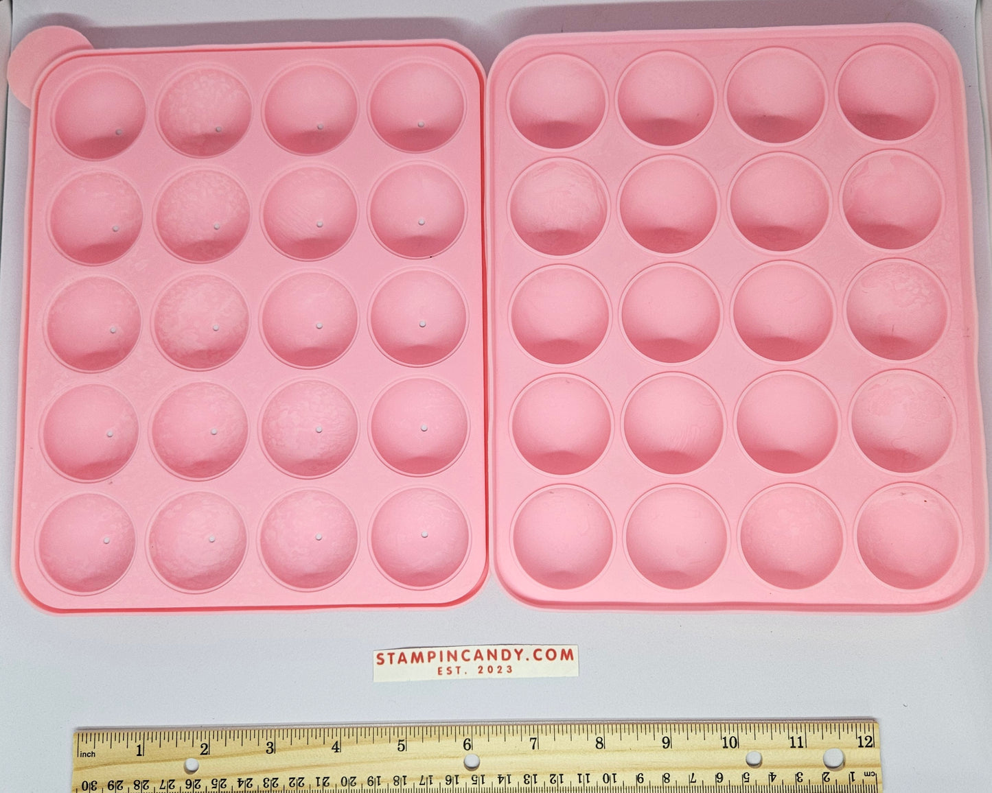 Pink Silicone Cakepop Mold