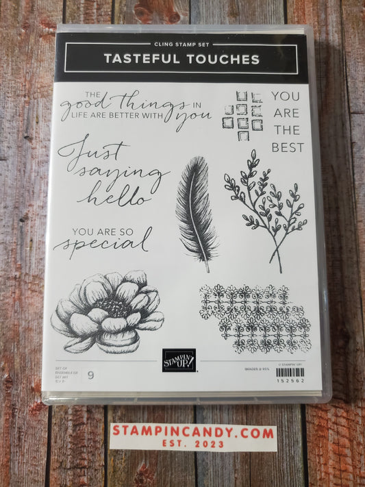 Stampin' UP! "Tasteful Touches" Stamp Set with "Tasteful Labels" Dies