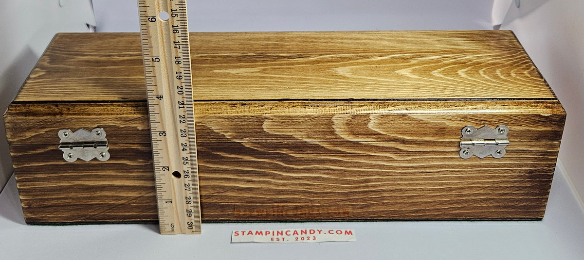 Handmade Apothecary Box with Removeable Tray and 6 Bottles