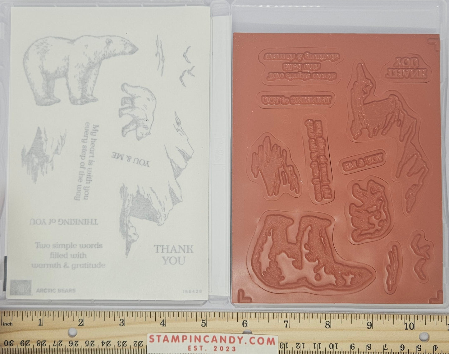 Stampin Up - Arctic Bears with Polar Bear Dies