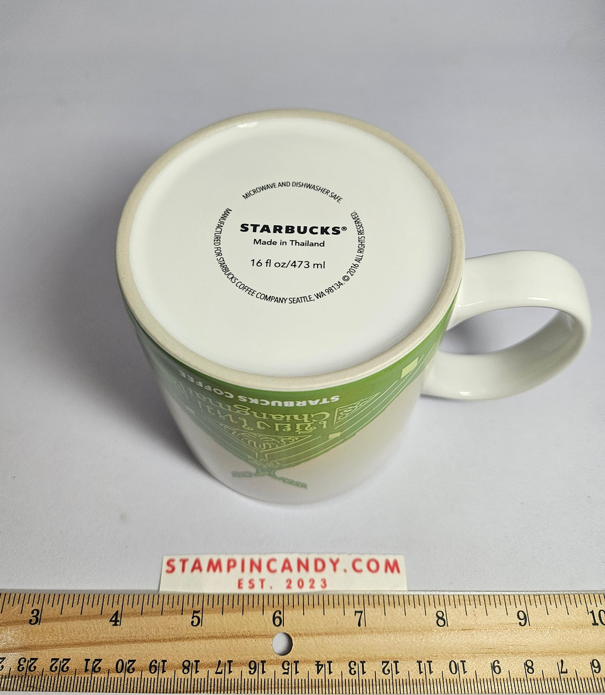 2016 Starbucks - Chiangmai 16 oz Thailand Global Icon Mug