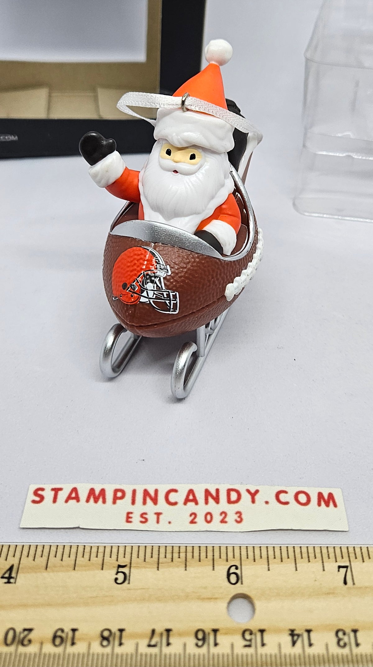 Hallmark Cleveland Browns Santa Claus Ornament NFL