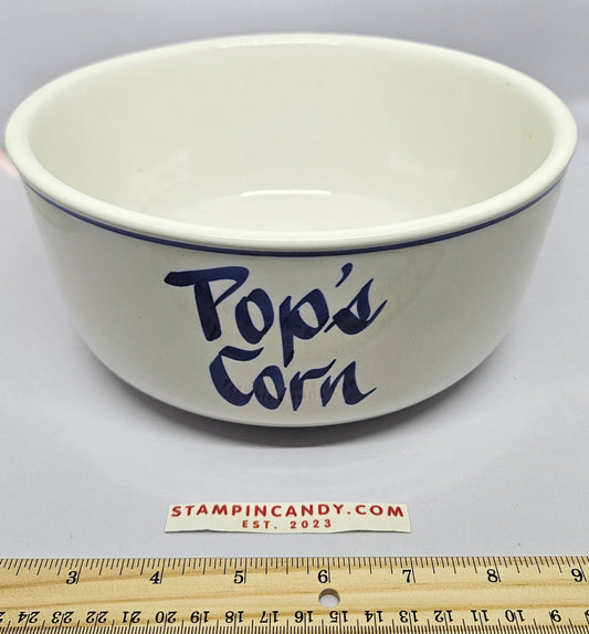 Clay Design - Pop's Corn - That's All Folks - Popcorn Bowl