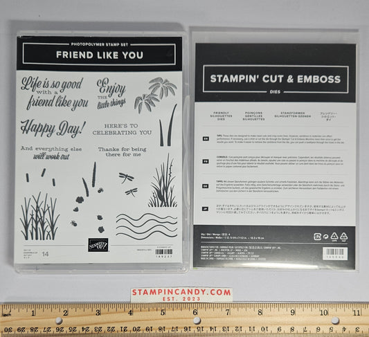 Stampin Up - Friend Like You w/ Friendly Silhouettes Dies