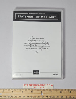 Stampin Up - Statement of My Heart