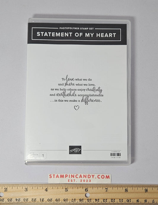 Stampin Up - Statement of My Heart