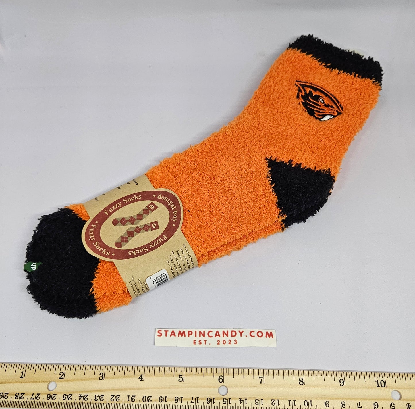 Oregon State Beavers - Orange Fuzzy Socks - Donegal Bay