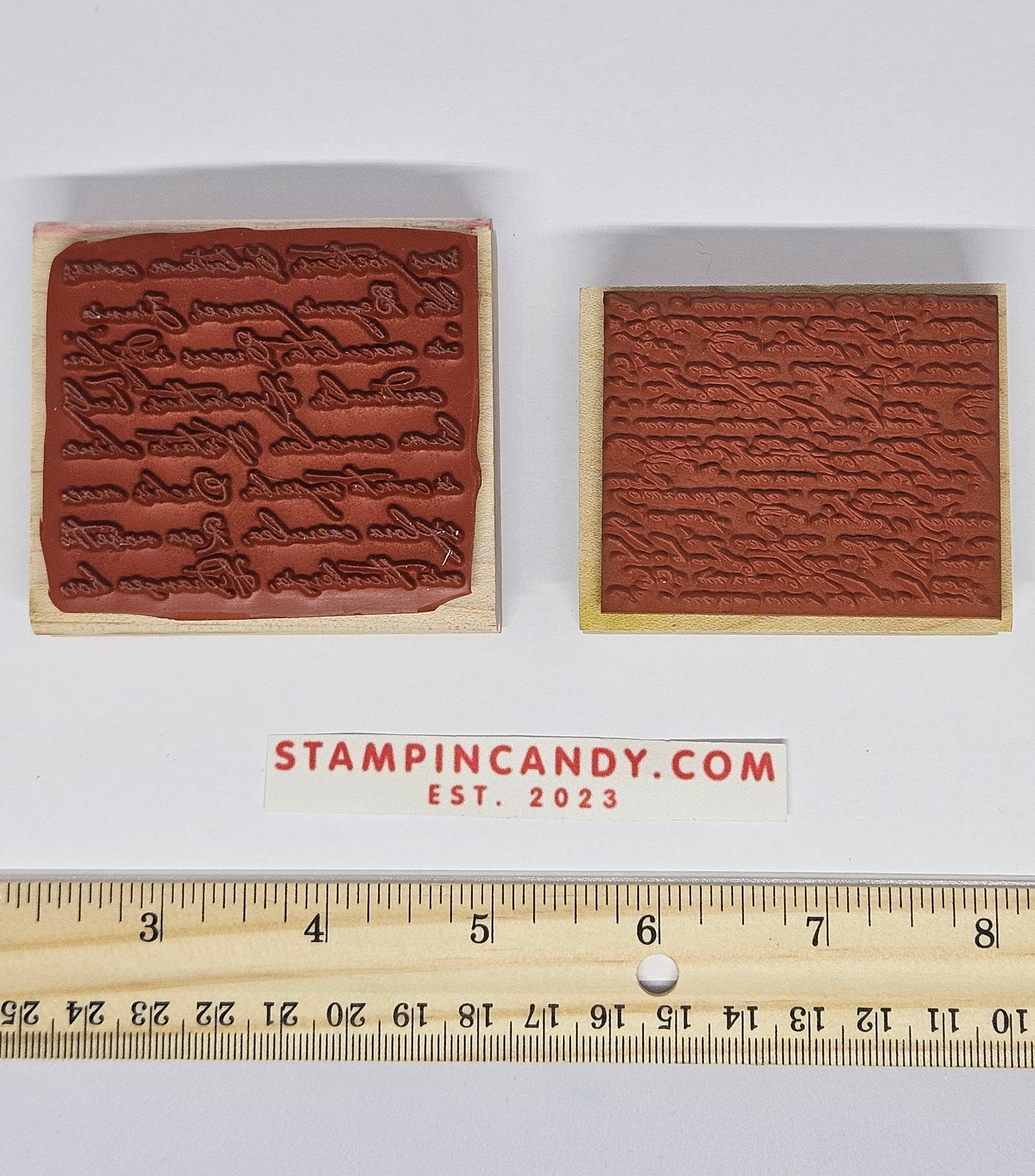 2 Pack of Background Writing Stamps