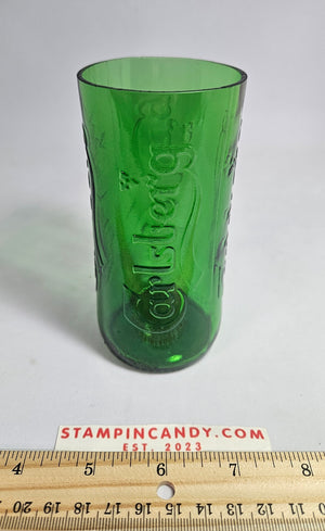 Recycled Carlsberg Green Bar Glass