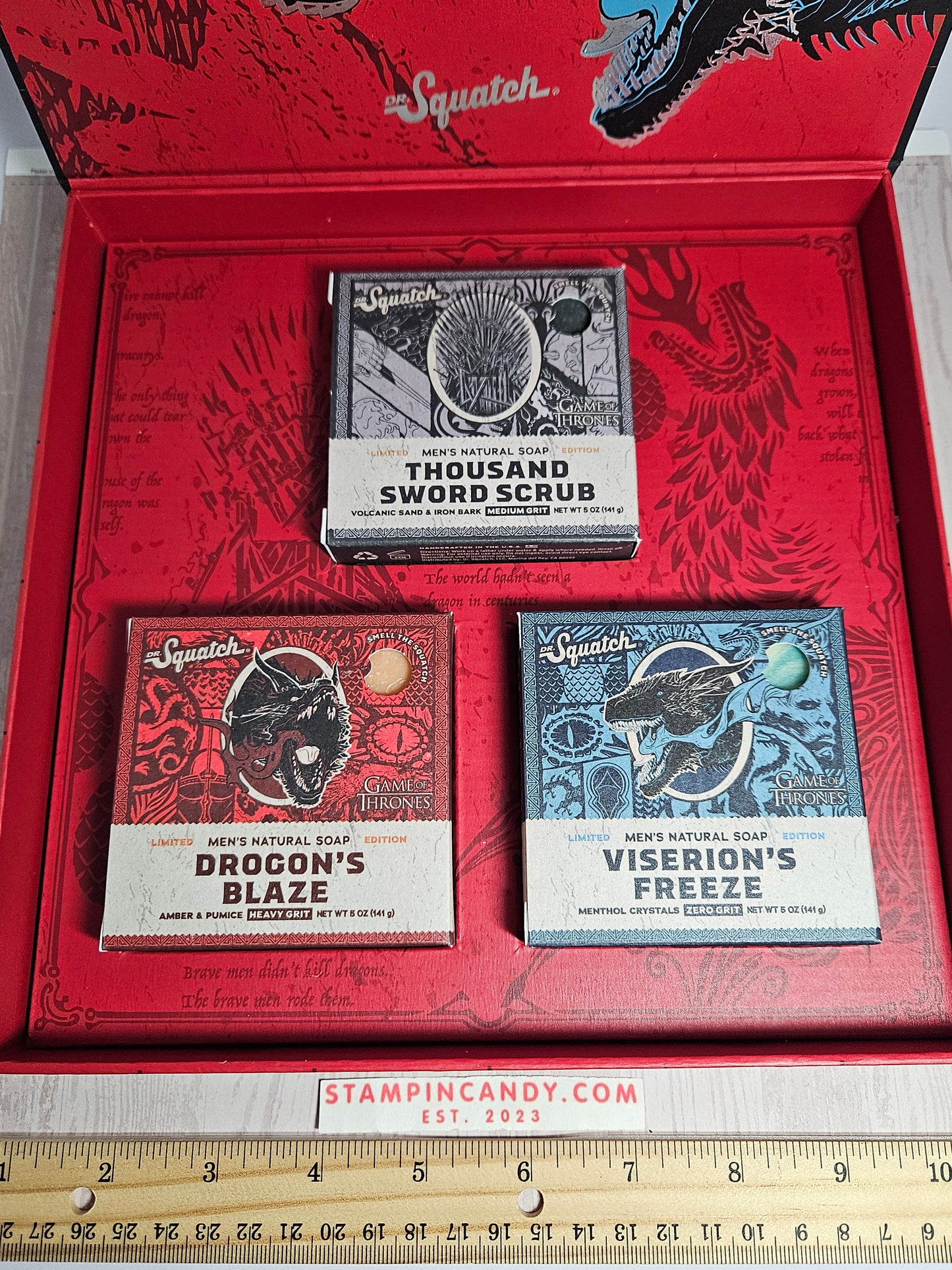 Game of Thrones - Dr. Squatch Limited Edition Soap Gift Set