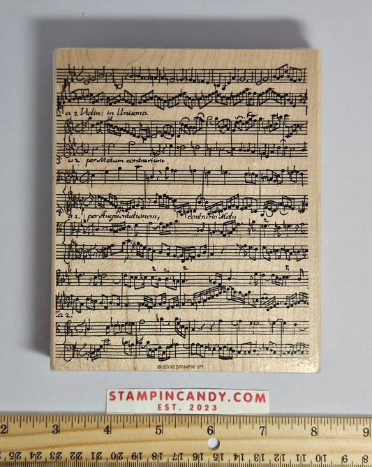 Stampin Up - Musical Score