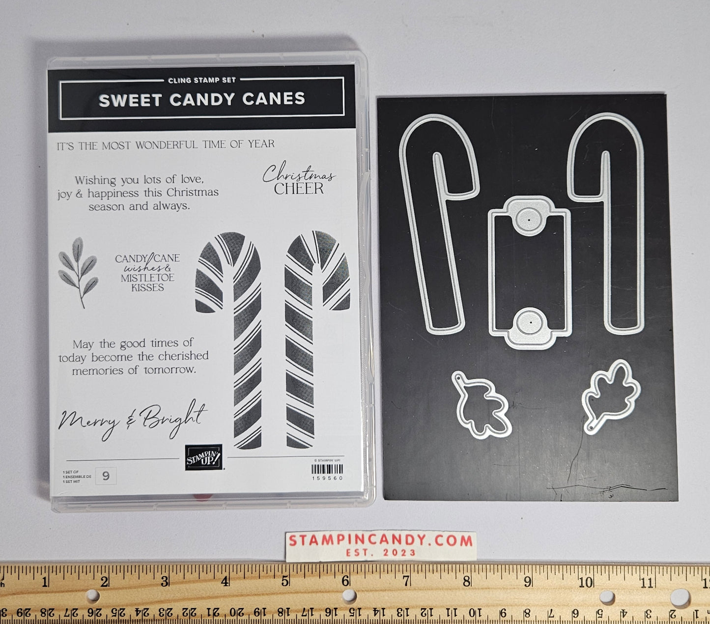 Stampin Up - Sweet Candy Canes with Dies