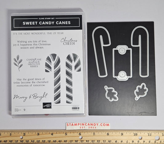 Stampin Up - Sweet Candy Canes with Dies