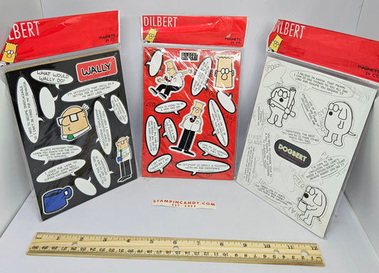 Dilbert Magnets - 3 Packs - 14 Magnets per Pack