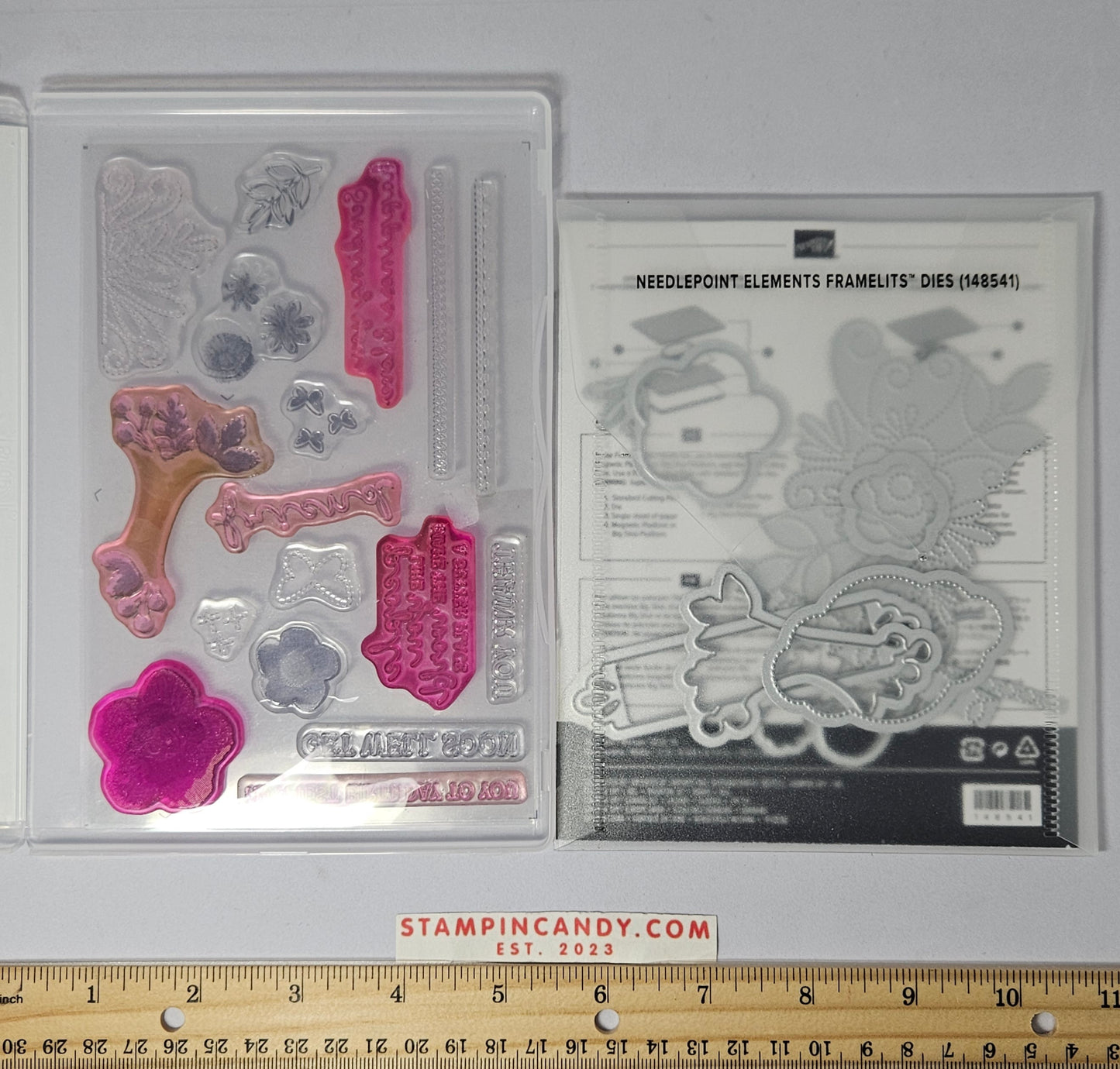 Stampin Up - Needle & Thread w/ Needlepoint Elements Dies