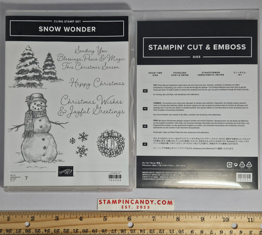 Stampin Up - Snow Wonder w/ Snow Time Dies