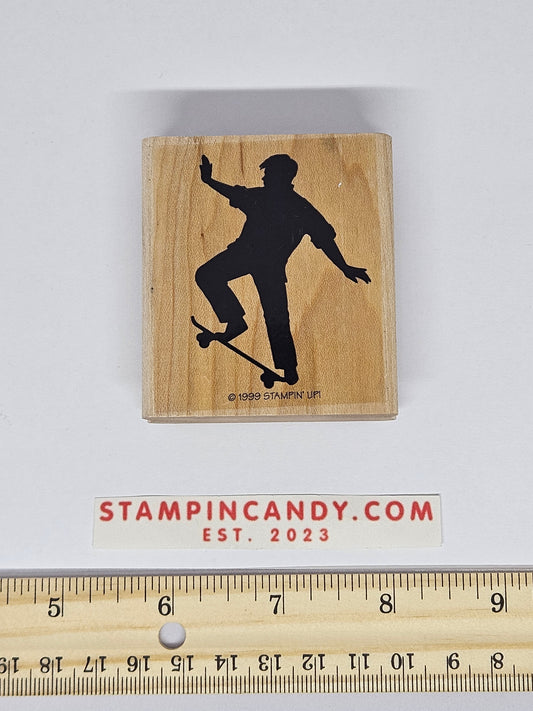 Stampin Up - Skate Boarder