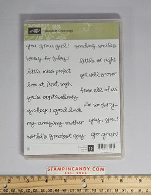 Stampin Up - Greatest Greetings