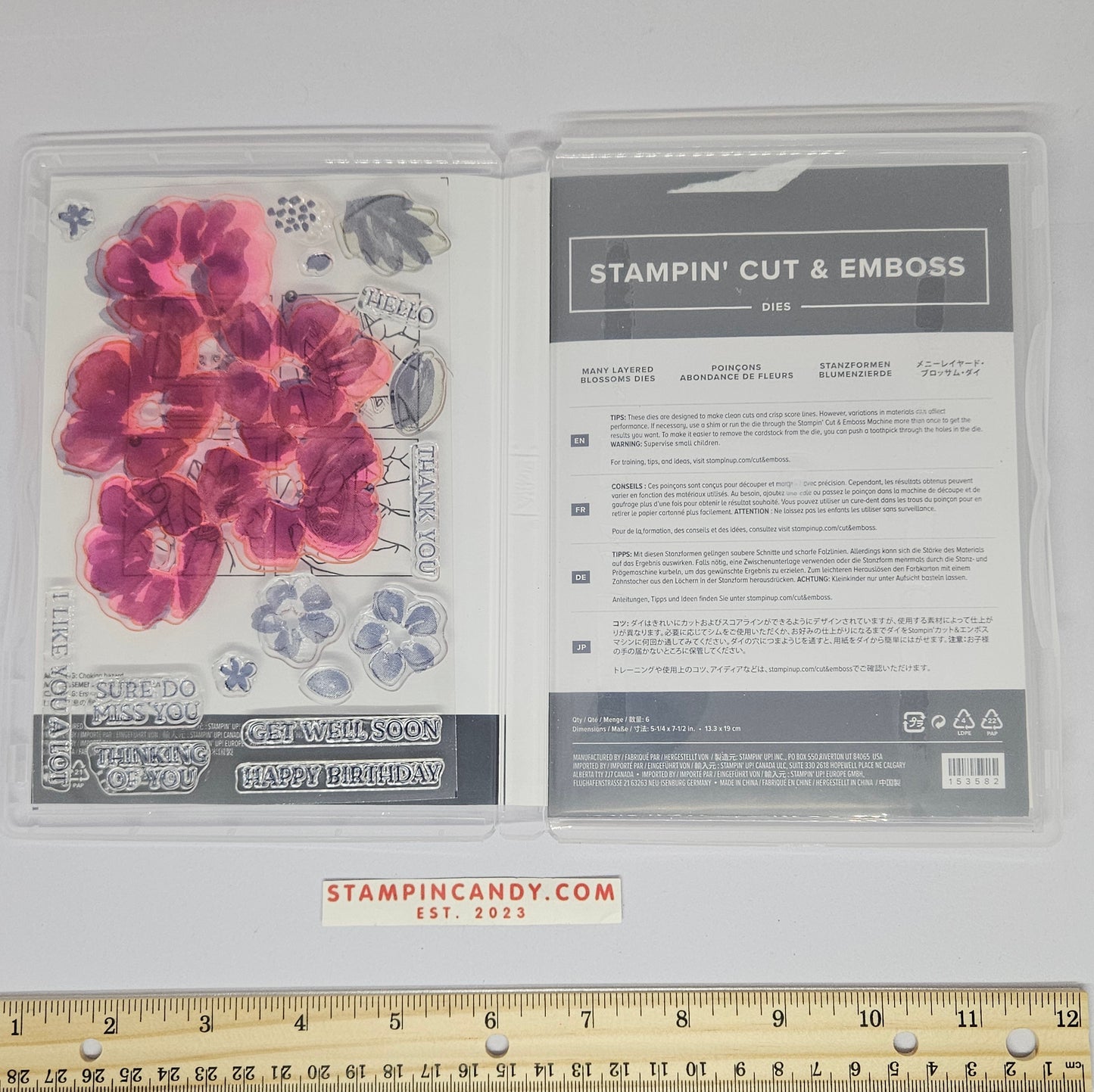 Stampin Up - Blossoms in Bloom and "Many Layered Blossoms" Dies