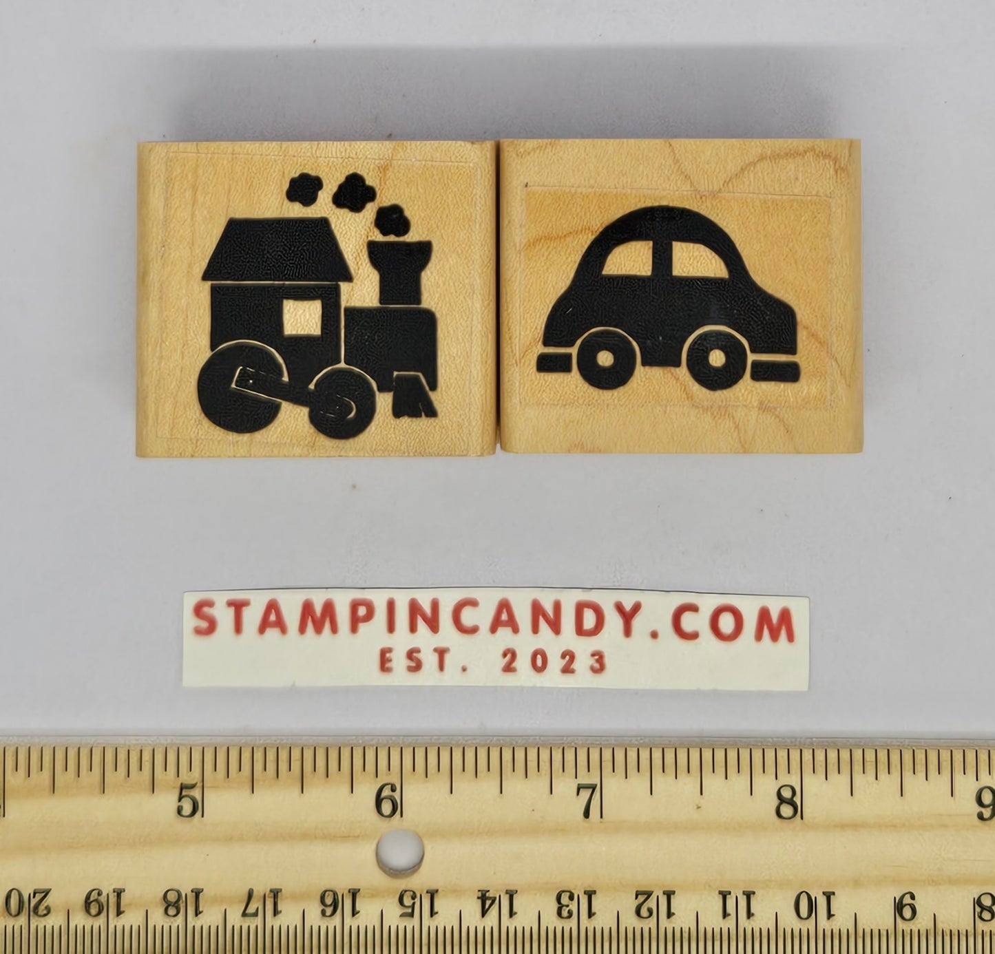 Train + Car Stamps - Stampin Up