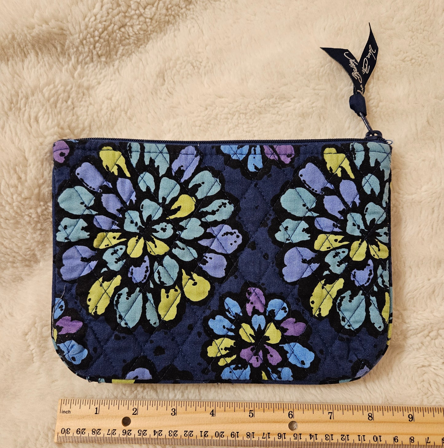 Vera Bradley - Blue Purse/Makeup Bag