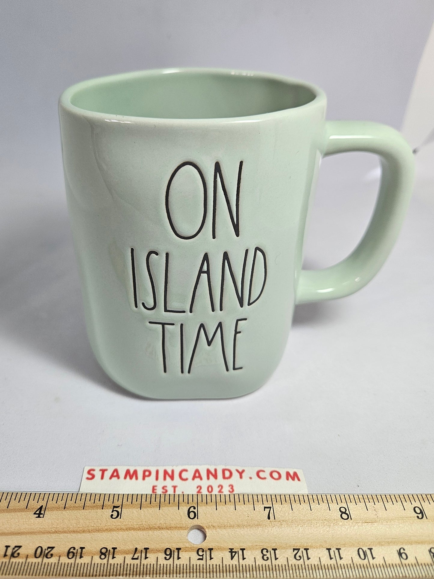 Rae Dunn - "On Island Time" Mug