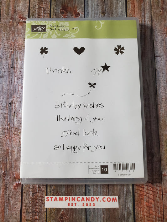 Stampin' UP! "So Happy for You" Stamp Set