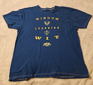 Harry Potter T-Shirt - XL Blue - Wisdom Learning Wit